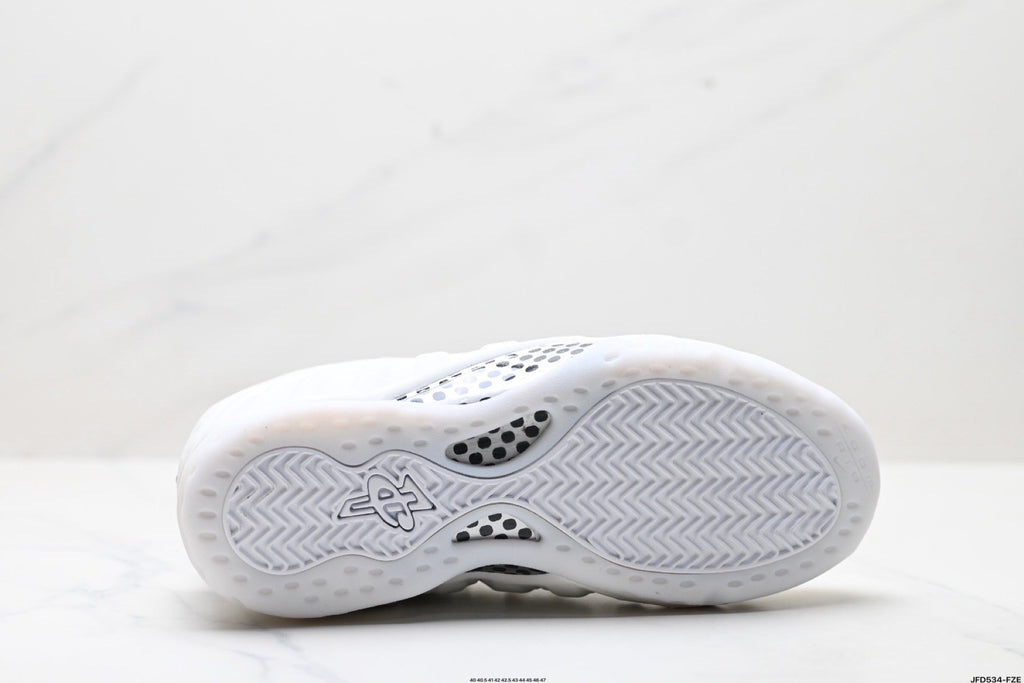 Nike Air Foamposite One Penny Basketball Sneakers in White JFD534-FZE - product image from the listing.