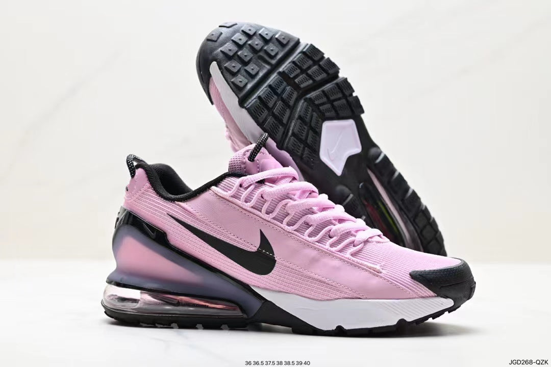 Nike Air Max 720 Sneakers in Black and Pink - product image from the listing.