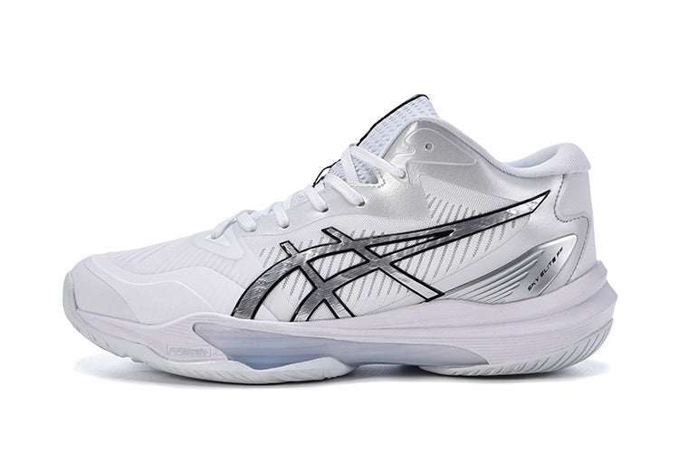 ASICS Sky Elite FF MT 3 White Silver Volleyball Footwear - product image from the listing.