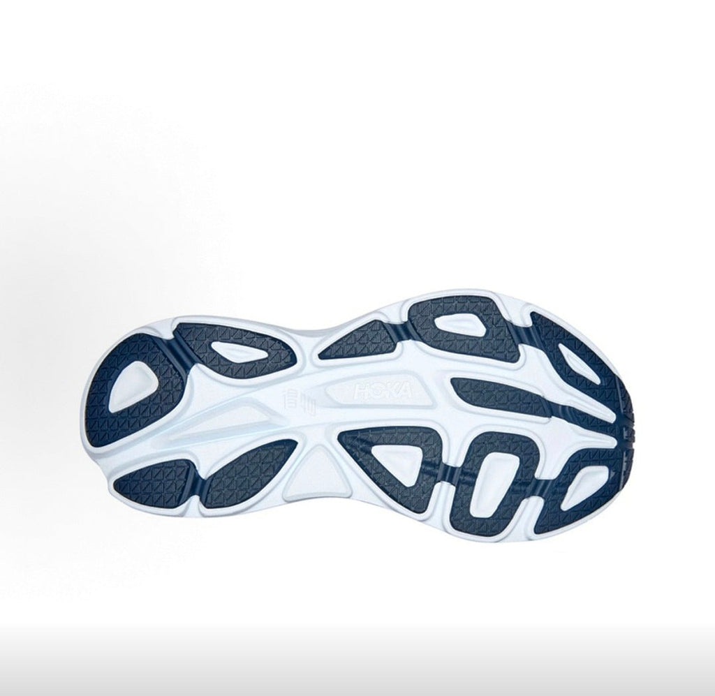 Navy and Teal HOKA Bondi 8 Running Shoes - product image from the listing.