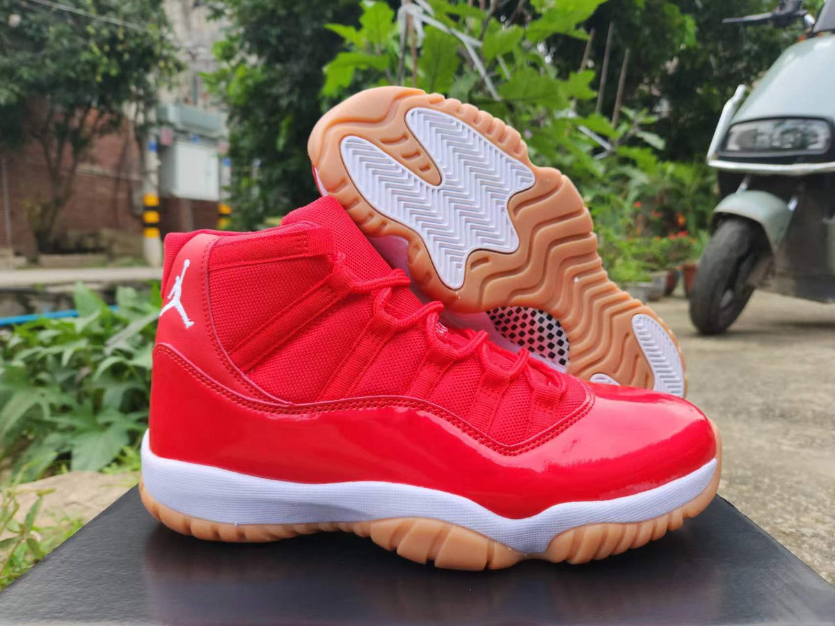 Air Jordan 11 Retro in Red - product image from the listing.