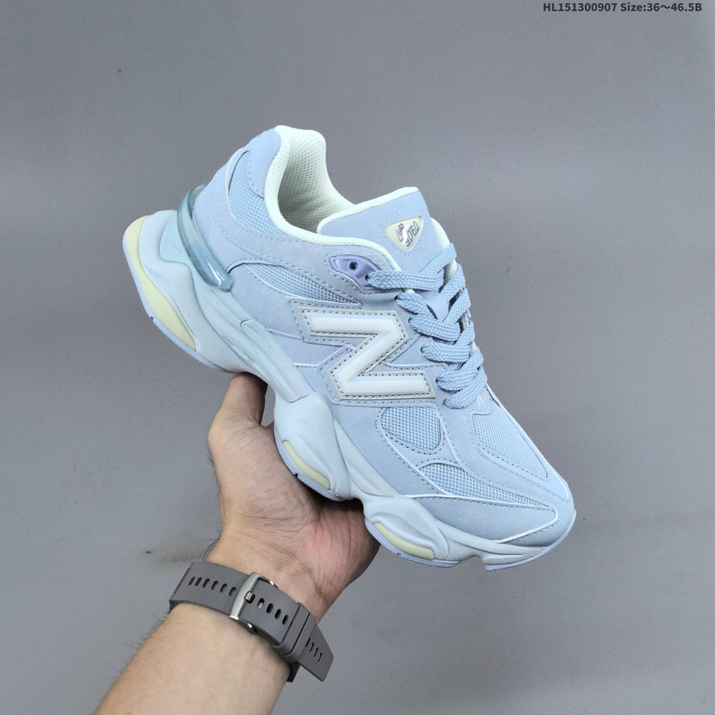Black and Gray New Balance 9060 Sneakers - product image from the listing.