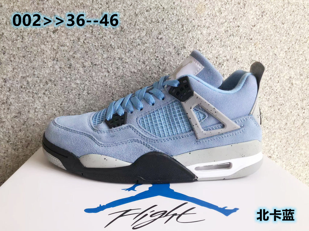 Jordan 4 Sneakers in University Blue - product image from the listing.