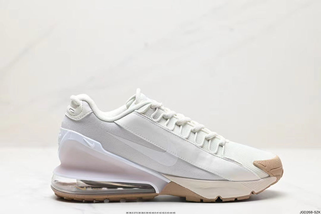 Khaki and White Nike Air Max 270 React ENG Sneakers - product image from the listing.