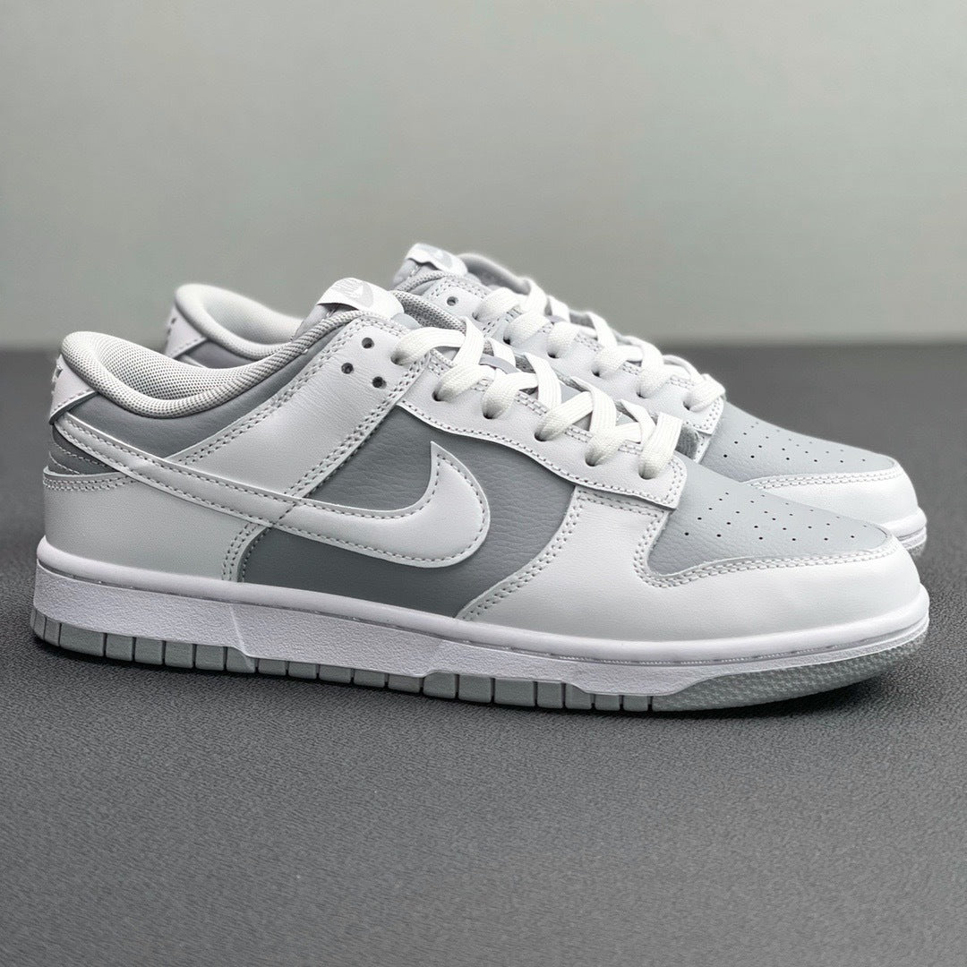 Nike Dunk Low Retro Trainers, Wolf Grey/White, DJ6188-003 - product image from the listing.