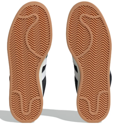 "Black / White / Gum" adidas Campus 00s (HQ8708) - product image from the listing.