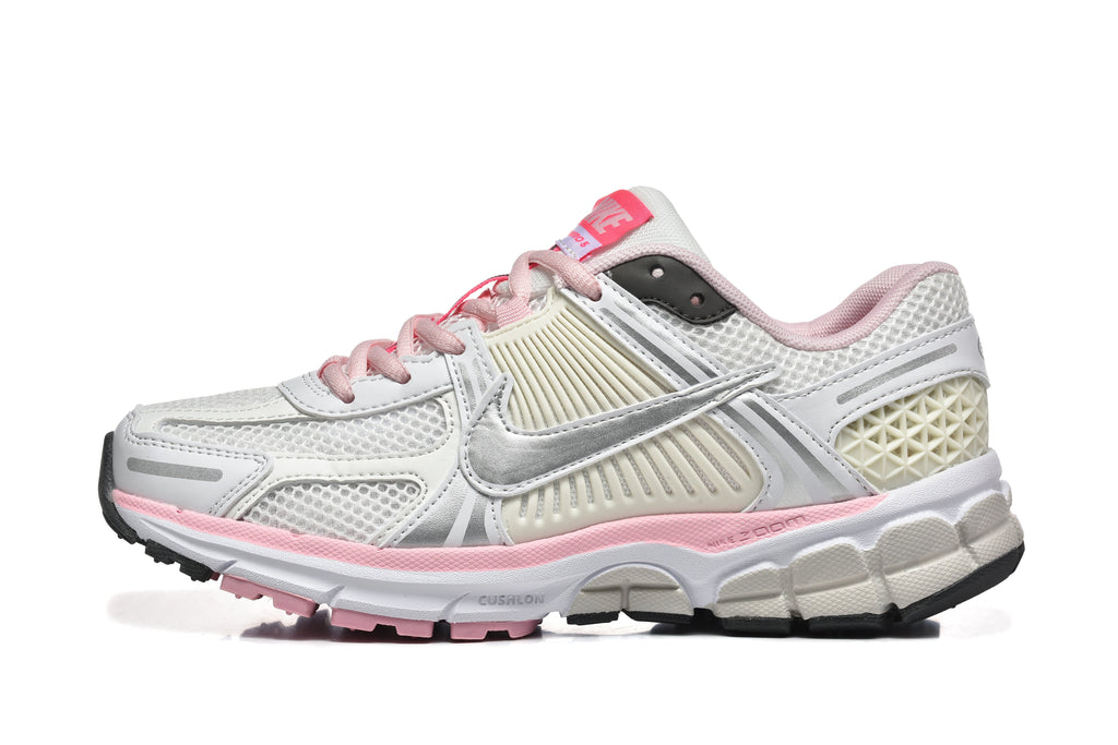 Nike Vomero 5 Sneakers in White Silver Pink - product image from the listing.