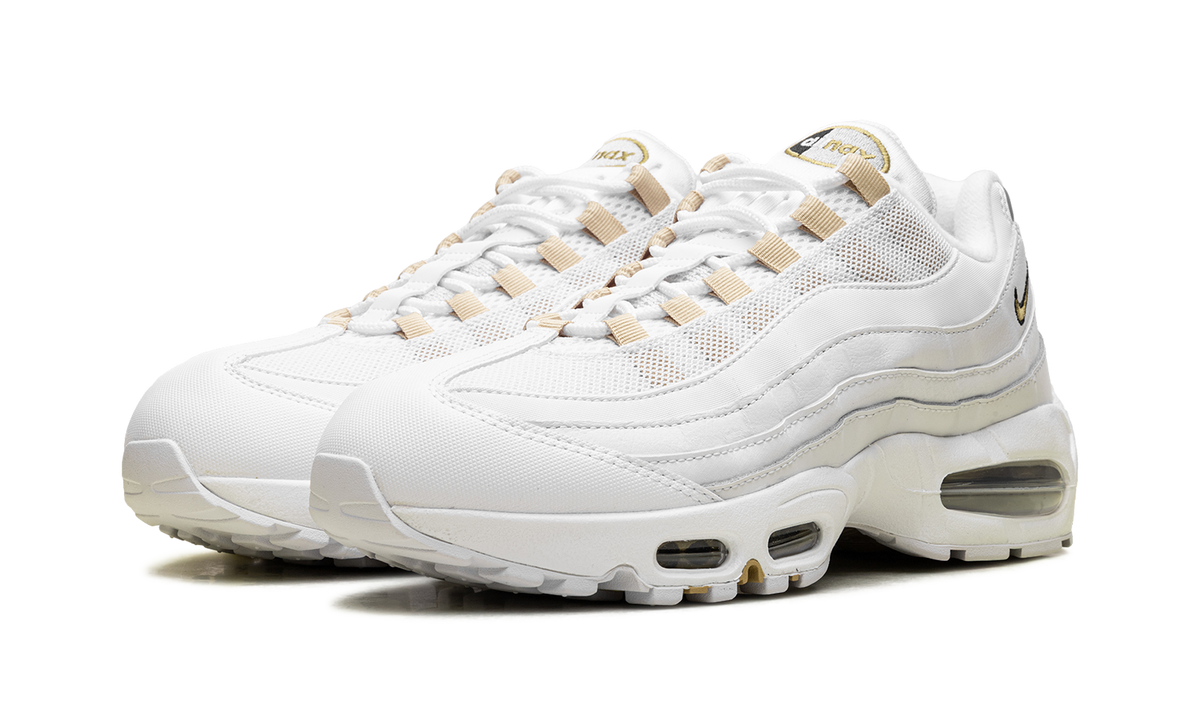 "White Team Gold" Air Max 95 OG Big Bubble IB1667 101 - product image from the listing.