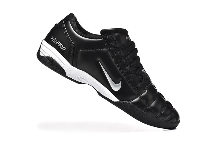 Nike Total 90 Black and Silver Indoor Trainers - product image from the listing.