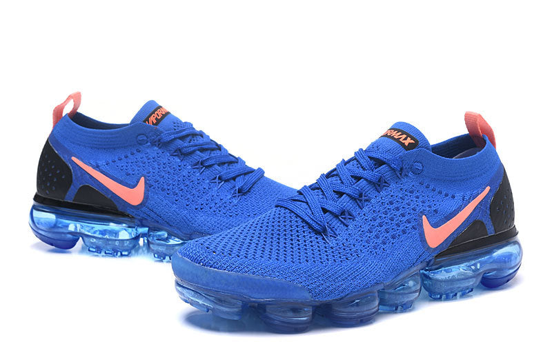 Nike Air VaporMax Flyknit 2 Sneakers in Royal Blue 942842-506 - product image from the listing.