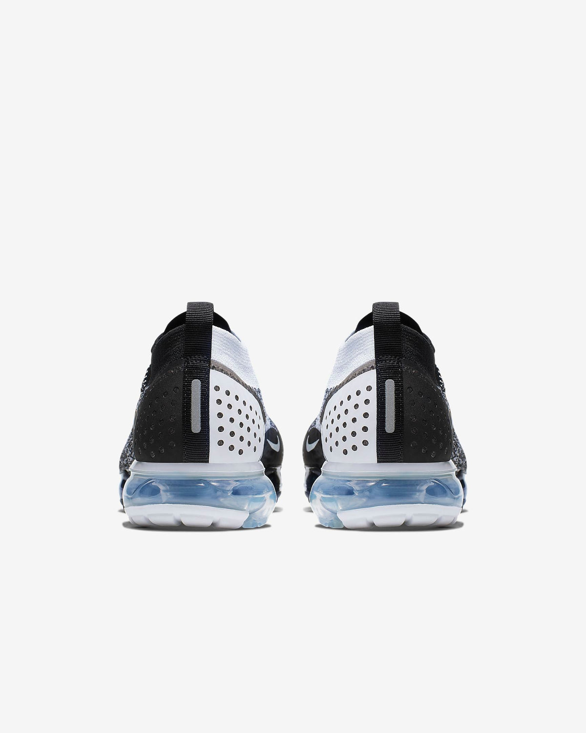 Nike Air VaporMax Flyknit 2 Sneakers in Black White 942842-016 - product image from the listing.