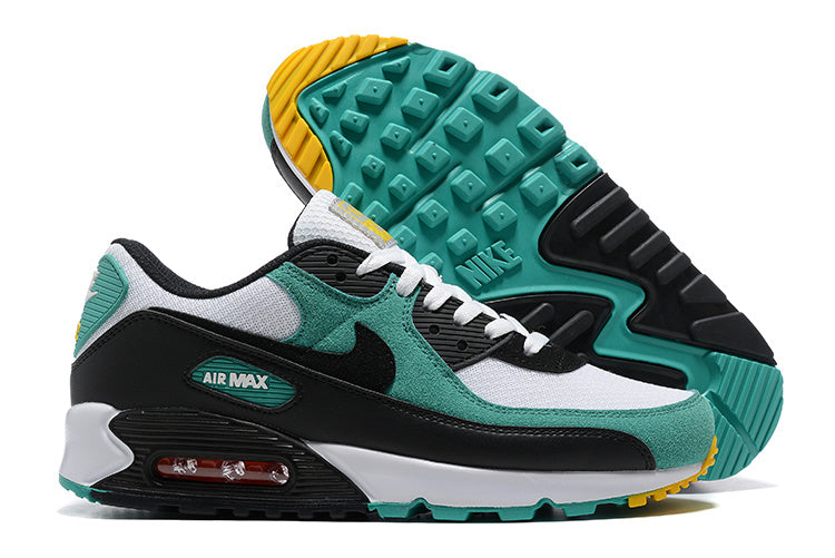 Nike Air Max 90 Sneakers in White Teal Black - product image from the listing.