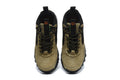 Olive and Black The North Face Suede-Style Trail Sneakers - product image from the listing.