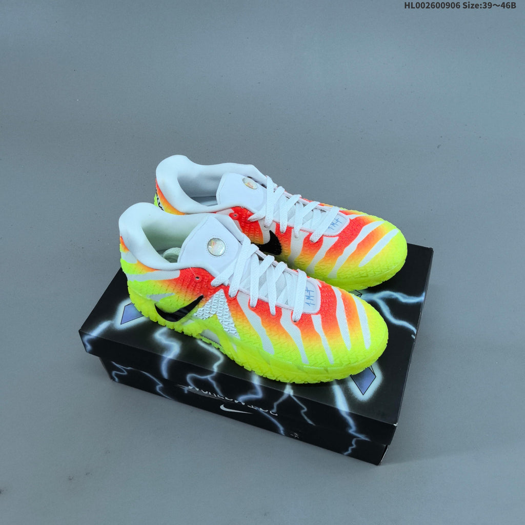 Nike Ja 3 EP Christmas Basketball Footwear White Neon - product image from the listing.