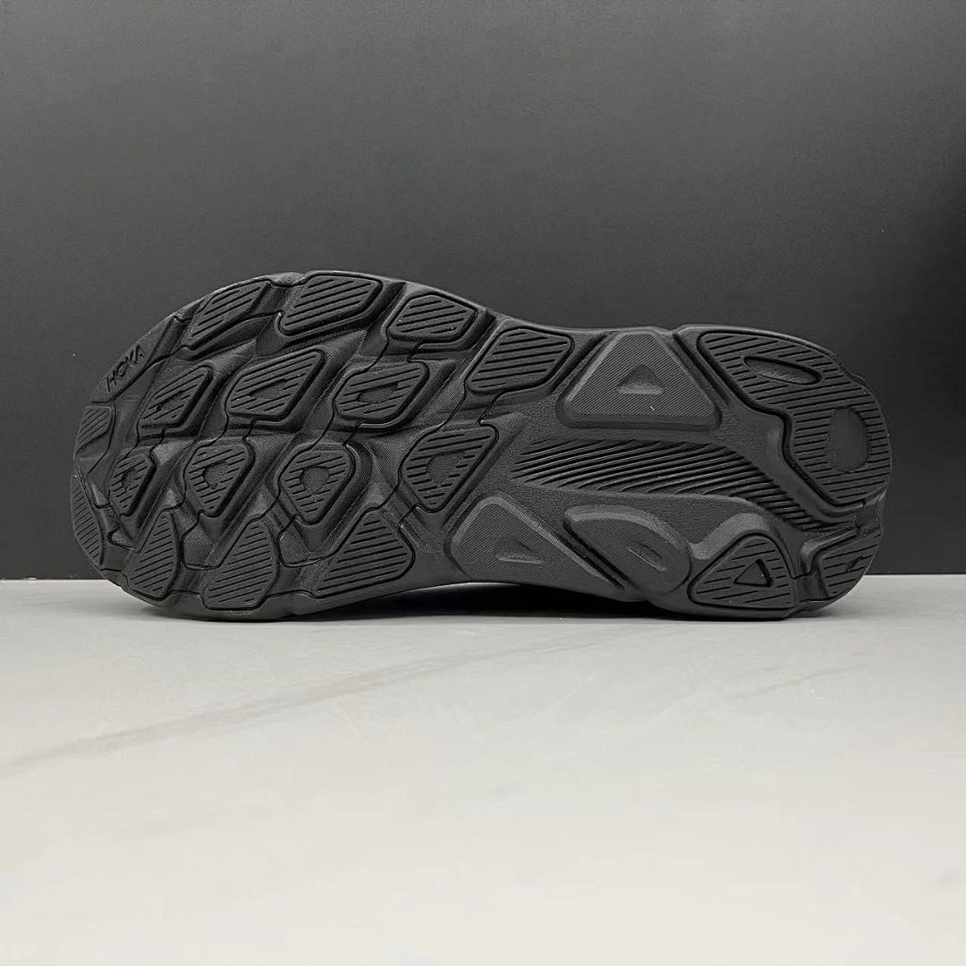 HOKA Clifton 9 Running Shoes in Black - product image from the listing.