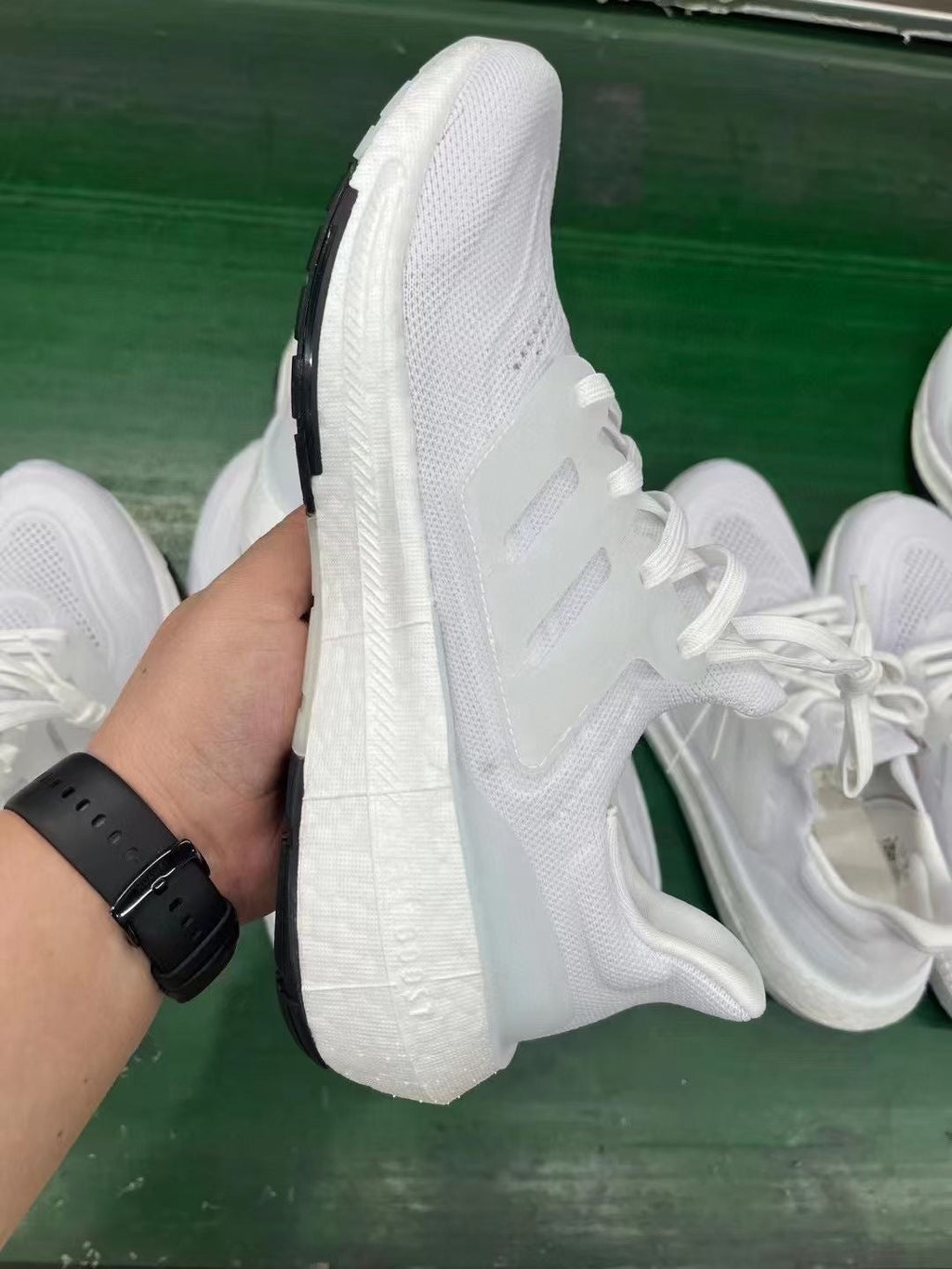 adidas Ultraboost 23 Light Running Shoes, in White and Black GY9350 - product image from the listing.