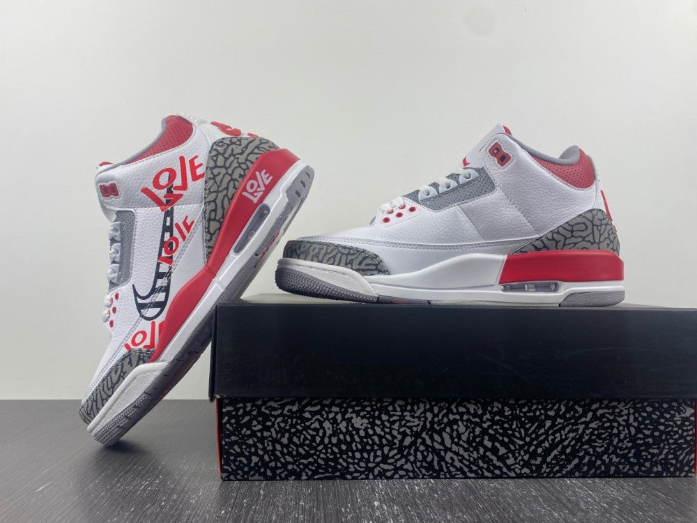 "White Cement" Air Jordan 3 Retro - product image from the listing.