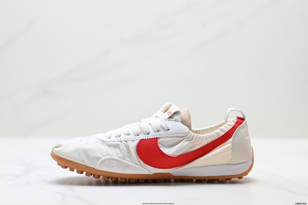 Jacquemus x Nike Jacumoon Sneakers in White Red Gum - product image from the listing.