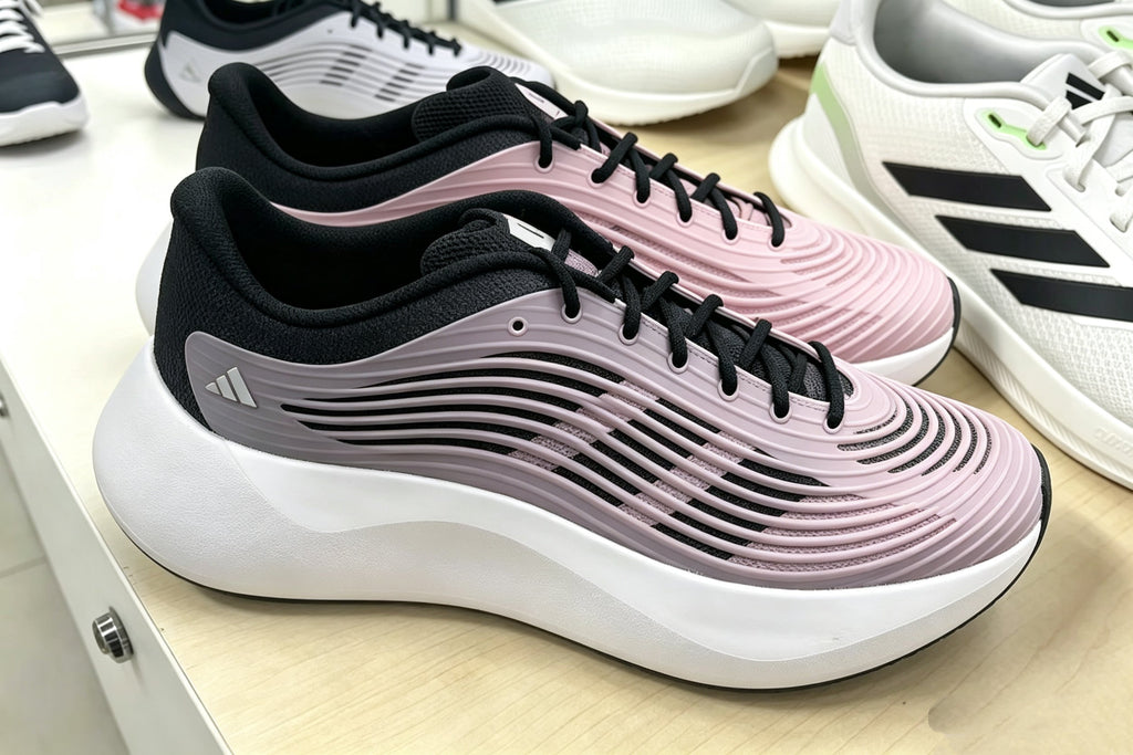 Black Sneakers in and Purple - product image from the listing.