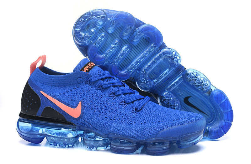 Nike Air VaporMax Flyknit 2 Sneakers in Royal Blue 942842-506 - product image from the listing.