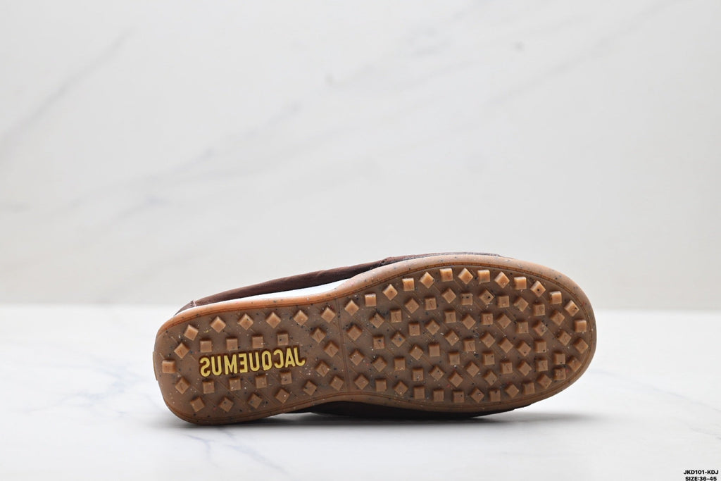 Brown and White Nike Jacquemus Low-Profile Sneakers - product image from the listing.
