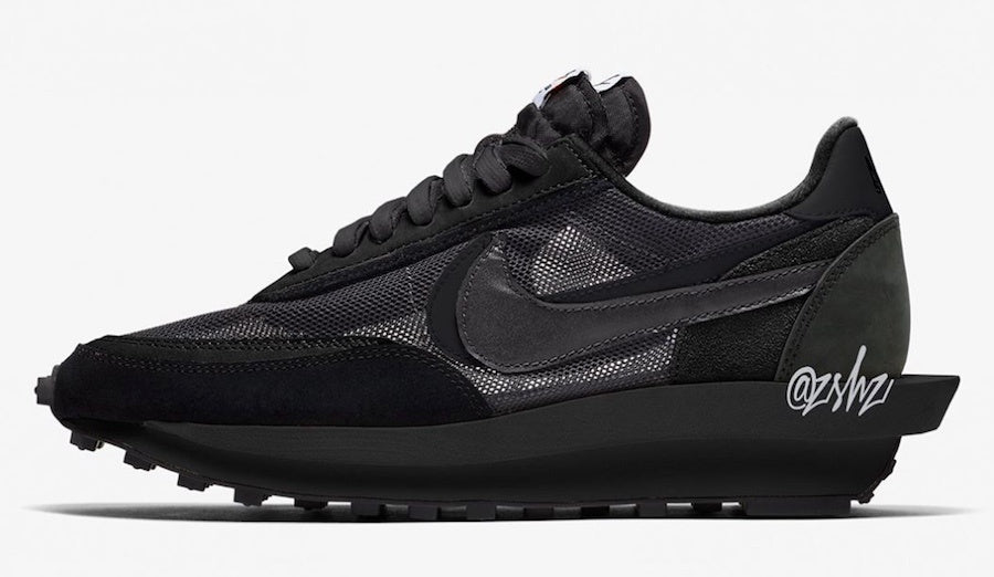 Nike Sacai x LDV Waffle Sneakers in Black BV0073-002 - product image from the listing.