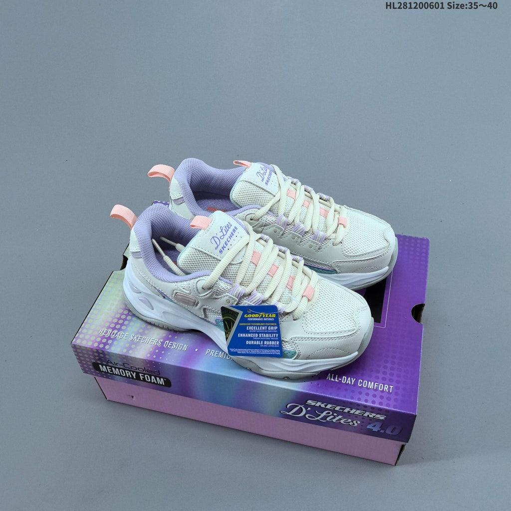 Skechers D'Lites 4.0 Low-Cut Sneakers, Style 149491/BKGD - product image from the listing.