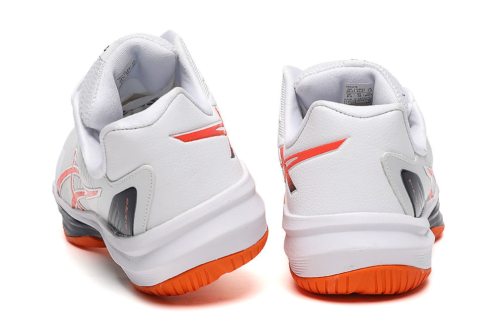 ASICS GEL-RESOLUTION X White Orange Tennis Footwear - product image from the listing.