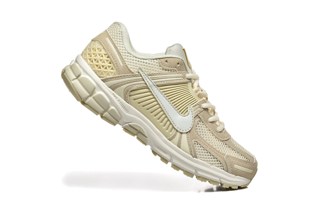 Beige and White Nike Zoom Vomero 5 Sneakers - product image from the listing.