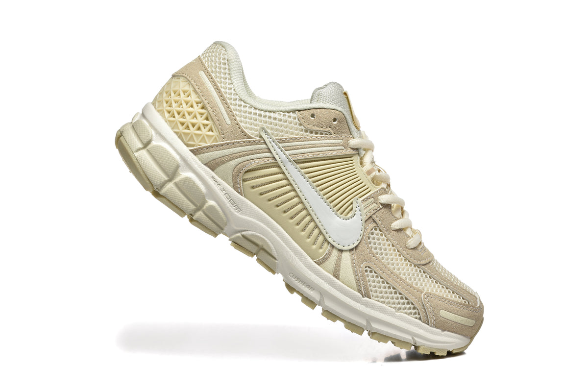 Beige and White Nike Zoom Vomero 5 Sneakers - product image from the listing.