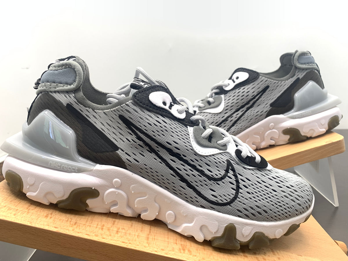 Nike React Vision Sneakers in Grey Black - product image from the listing.