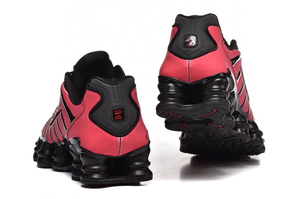 Pink and Black Nike Shox TL Sneakers - product image from the listing.