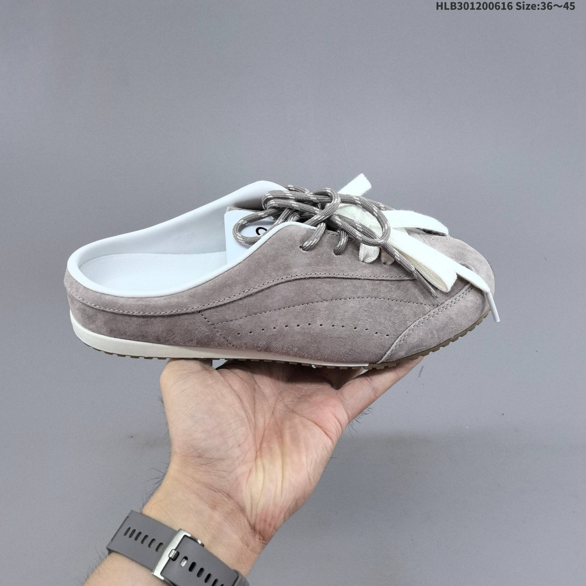 Taupe Alo Yoga Sunset Sneaker Mule - product image from the listing.