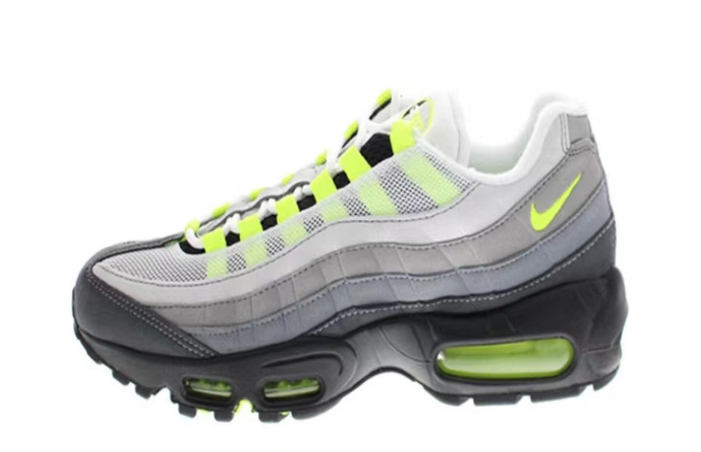 Nike Air Max 95 Sneakers in Grey Black Volt - product image from the listing.