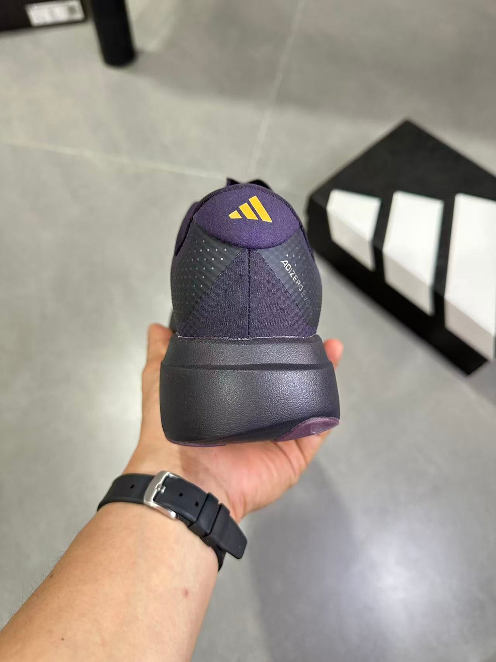 Adidas Lightstrike Pro Running Shoes in Purple Pink KI6931 - product image from the listing.