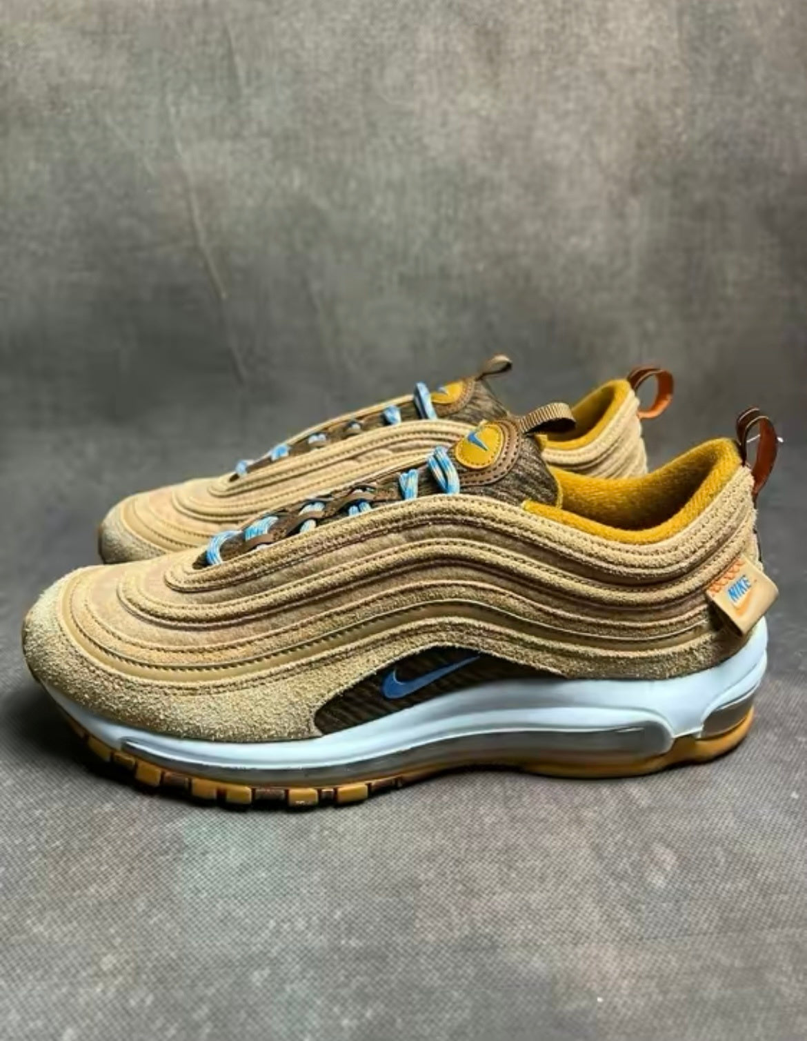 Nike Air Max 97 DZ5348-288 Sneakers in Brown and Tan - product image from the listing.