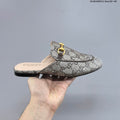 Princetown Crystal-Embellished Canvas Mule by Gucci - product image from the listing.