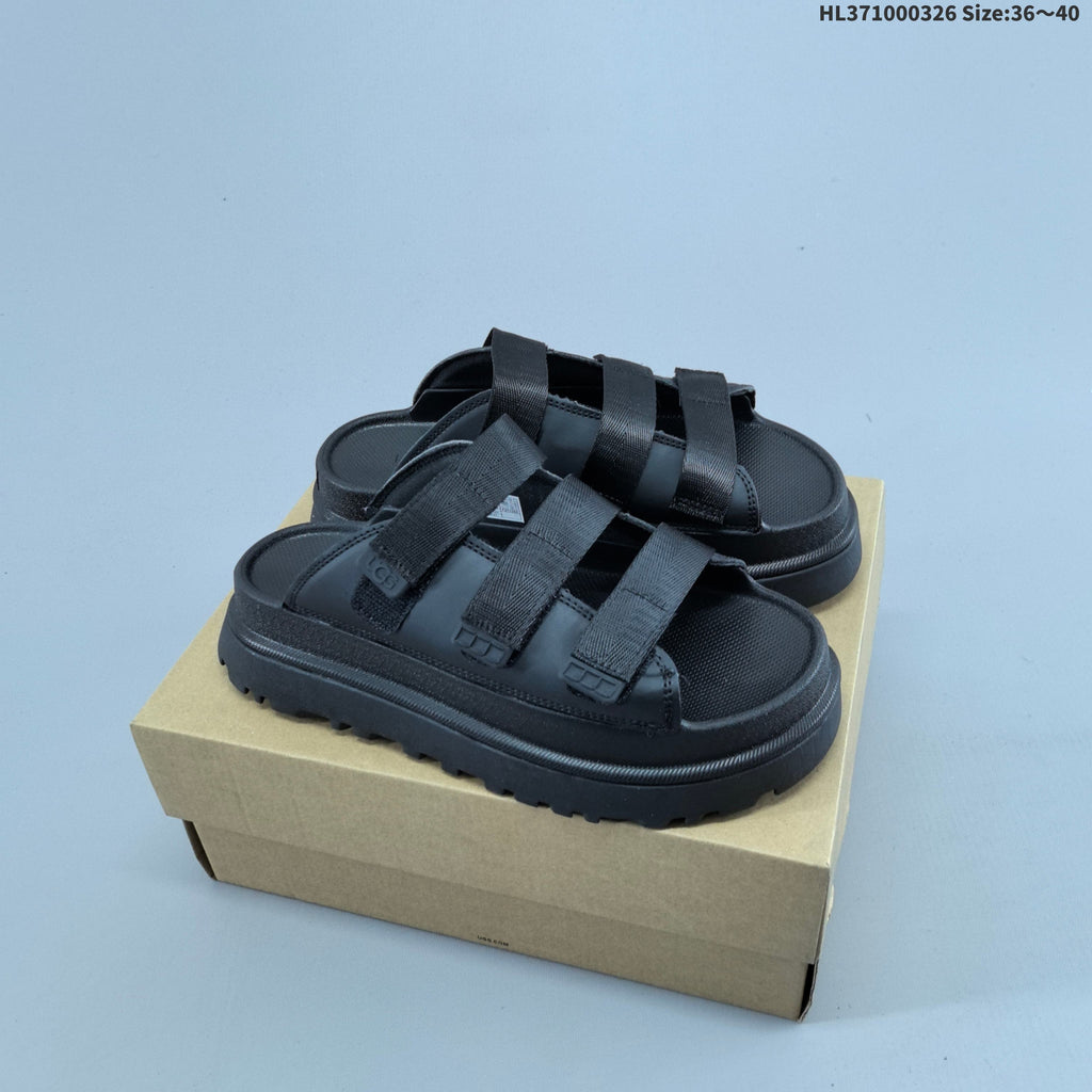 Women's UGG Goldenrise Platform Slide Sandals - product image from the listing.