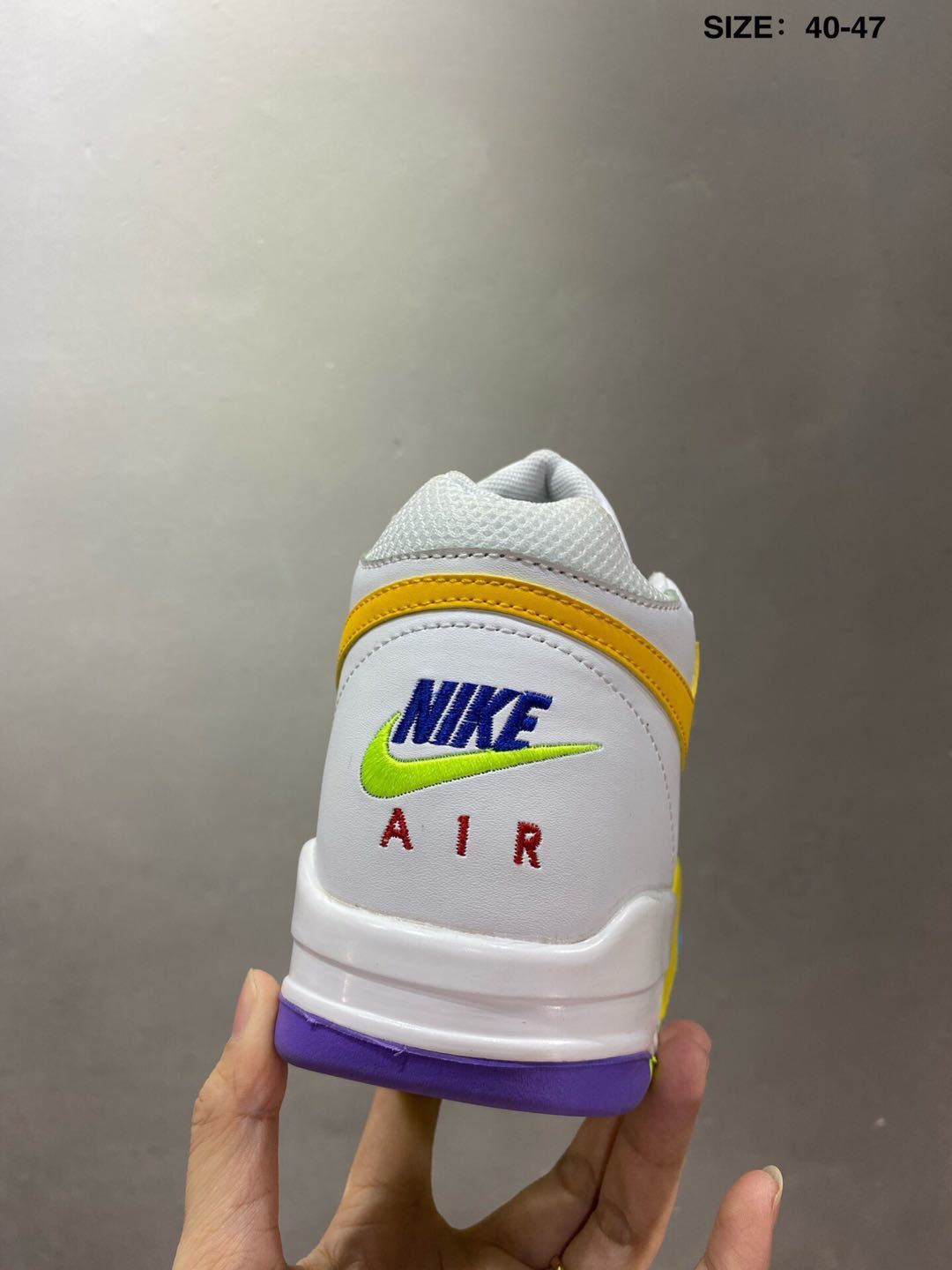 Nike Air Jordan 4 Sneakers in White Multicolor - product image from the listing.