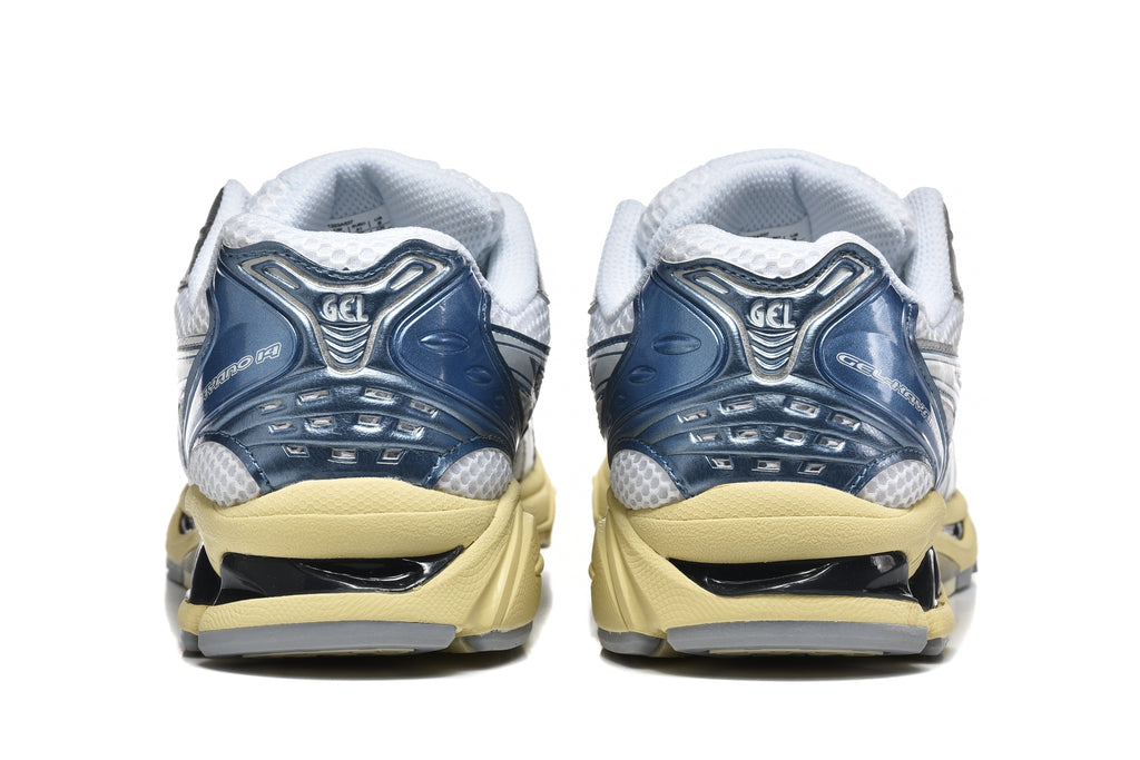 ASICS Gel-Kayano 14 Sneakers in Blue, in Silver and White - product image from the listing.