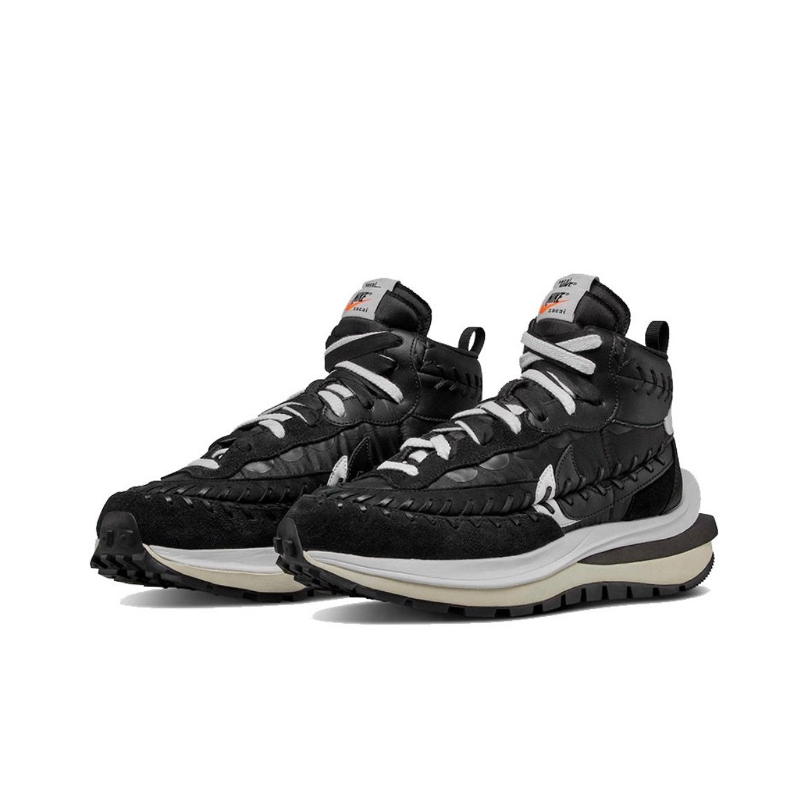 Nike VaporWaffle DH9186-001 Sneakers in Black and White - product image from the listing.
