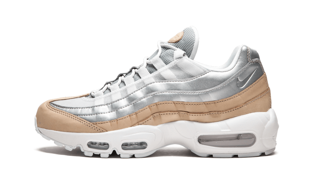 Women's AIR MAX 95 SE PRM MNS "Pure Platinum" AH8697 002 - product image from the listing.