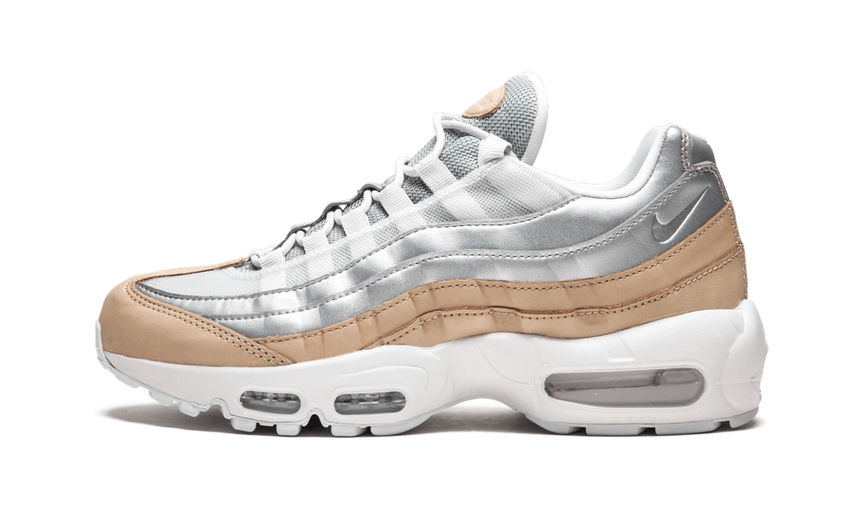 Women's AIR MAX 95 SE PRM MNS "Pure Platinum" AH8697 002 - product image from the listing.
