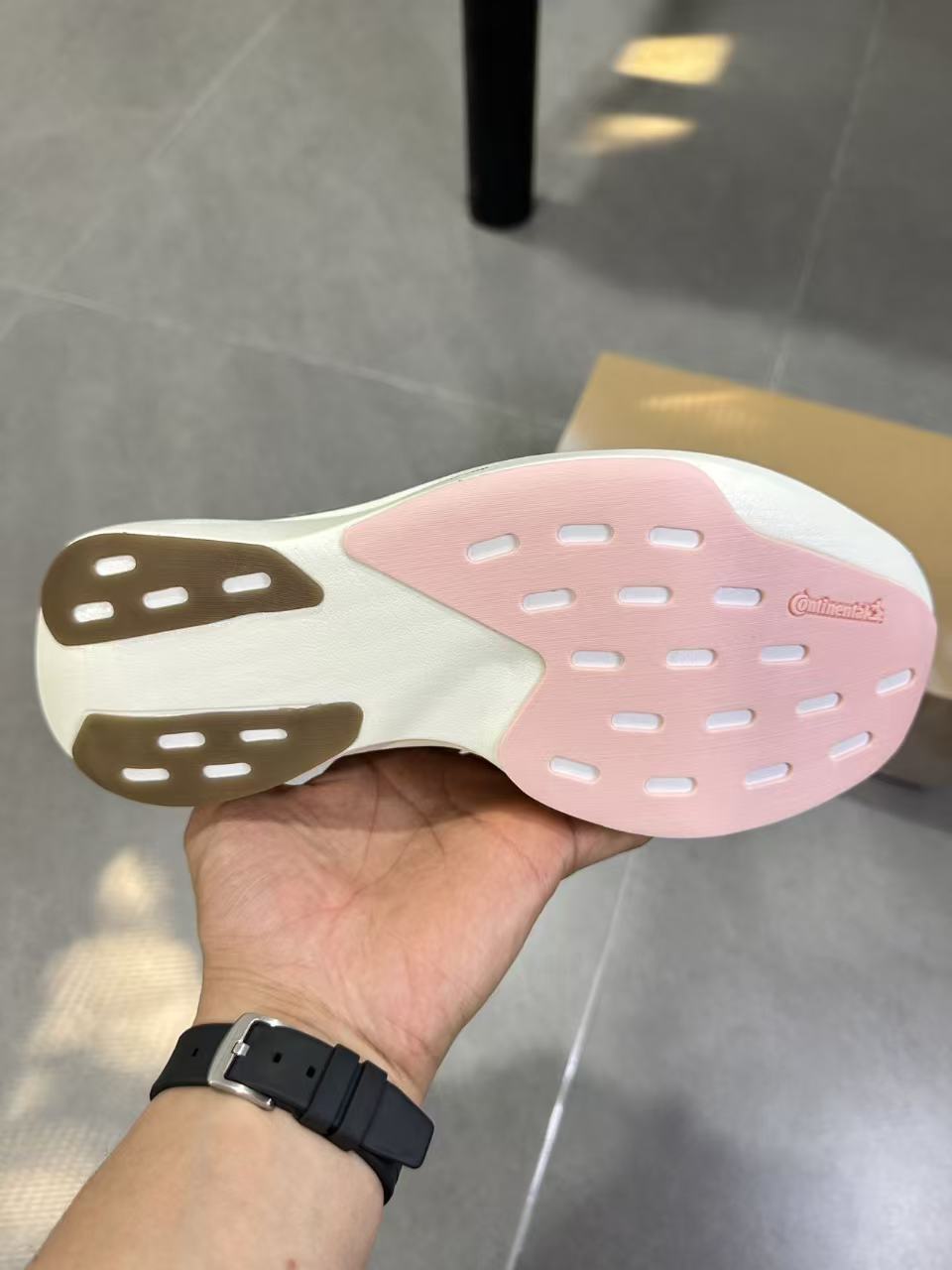 Adidas Adizero Lightstrike Pro White Champagne Shoes for Running - product image from the listing.