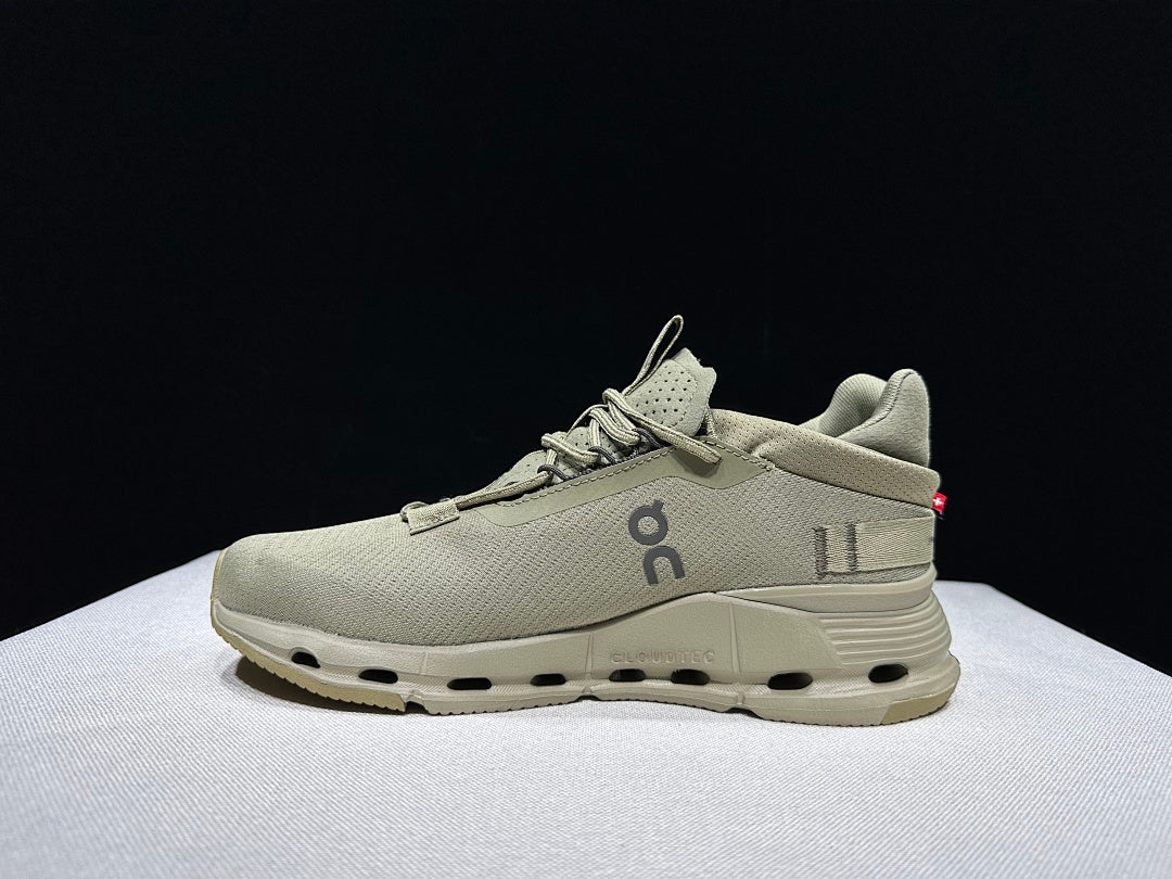 Olive Green On Cloudnova 2 Sneakers - product image from the listing.