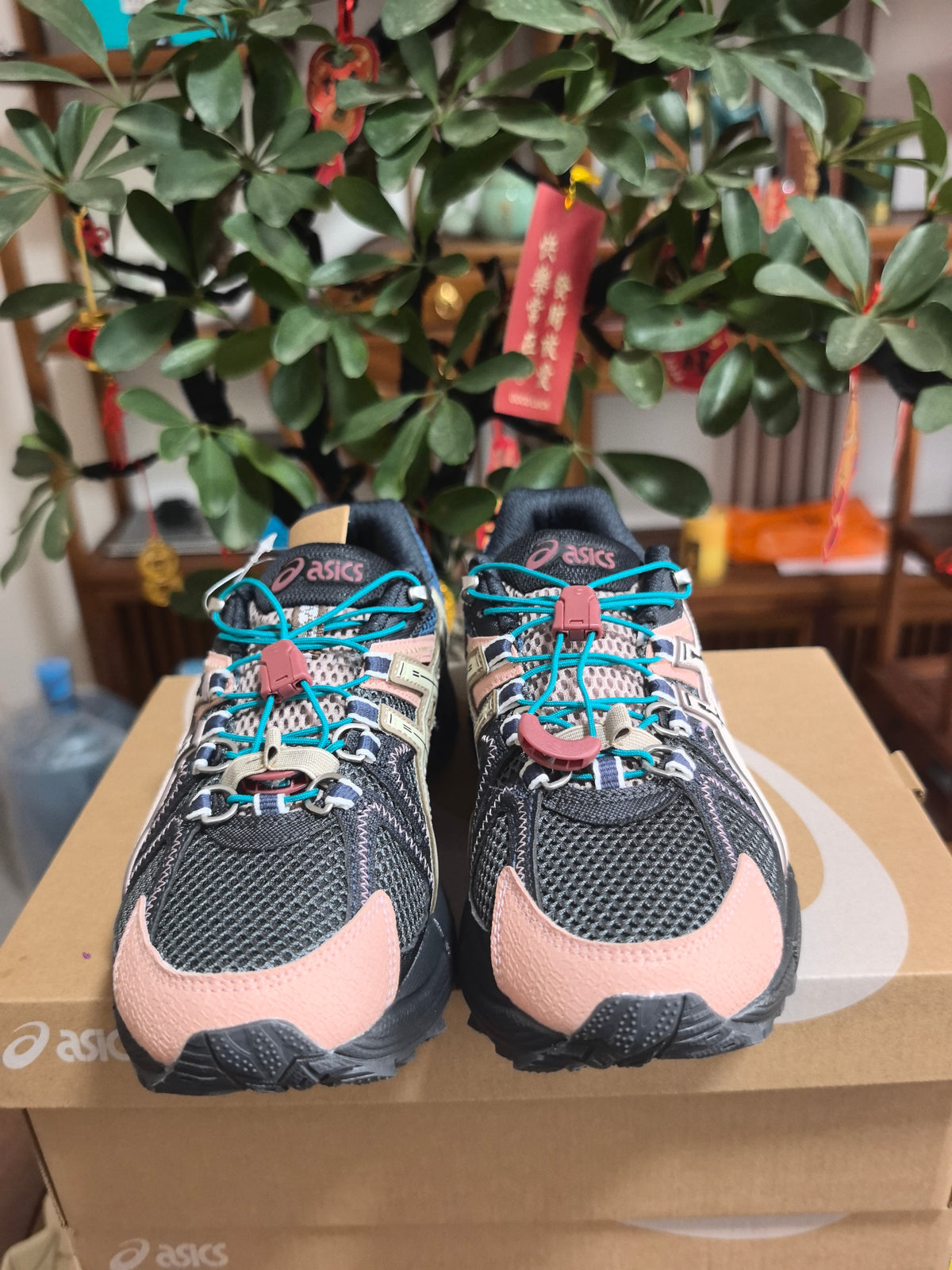 Gray and Brown ASICS GEL-Kayano 14 Sneakers - product image from the listing.