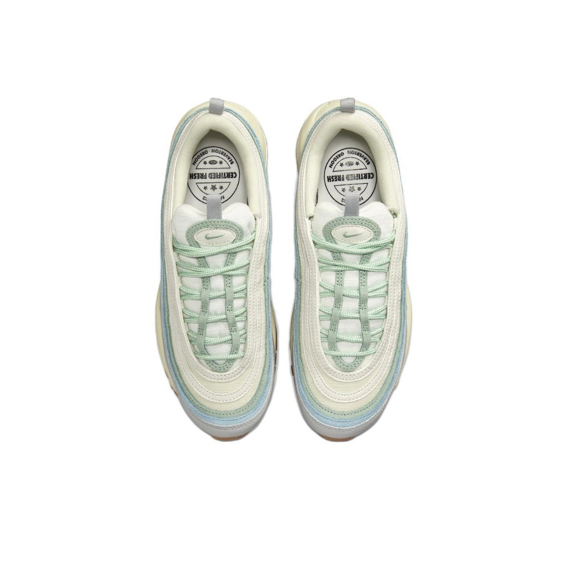 Nike Air Max 97 Sneakers in Grey Green DX5766-131 - product image from the listing.