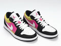 Nike Air Jordan 1 Low Sneakers in Yellow Pink Black CW5564-001 - product image from the listing.