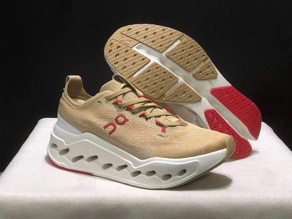 On Cloudsurfer Max Shoes for Running, Chai/Ivory - product image from the listing.