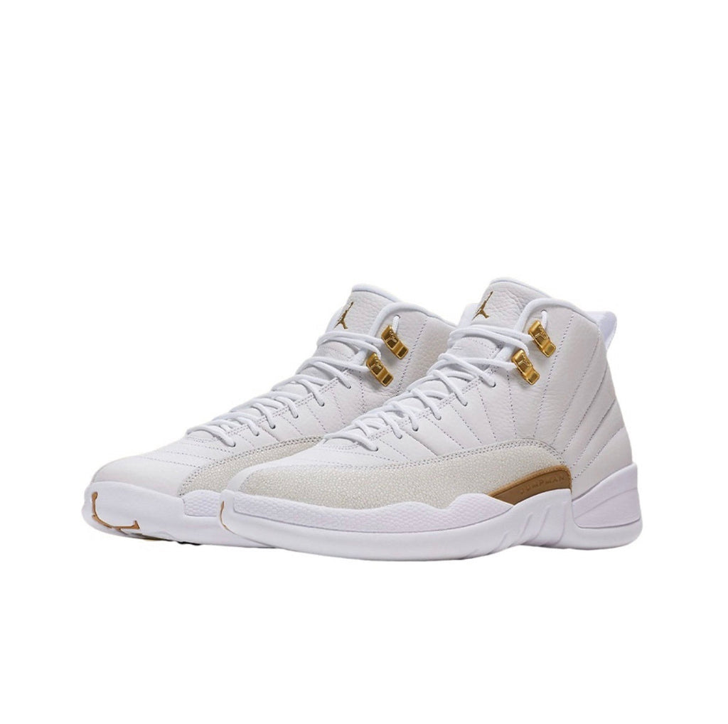 Air Jordan 12 OVO Sneakers in White 873864-102 - product image from the listing.